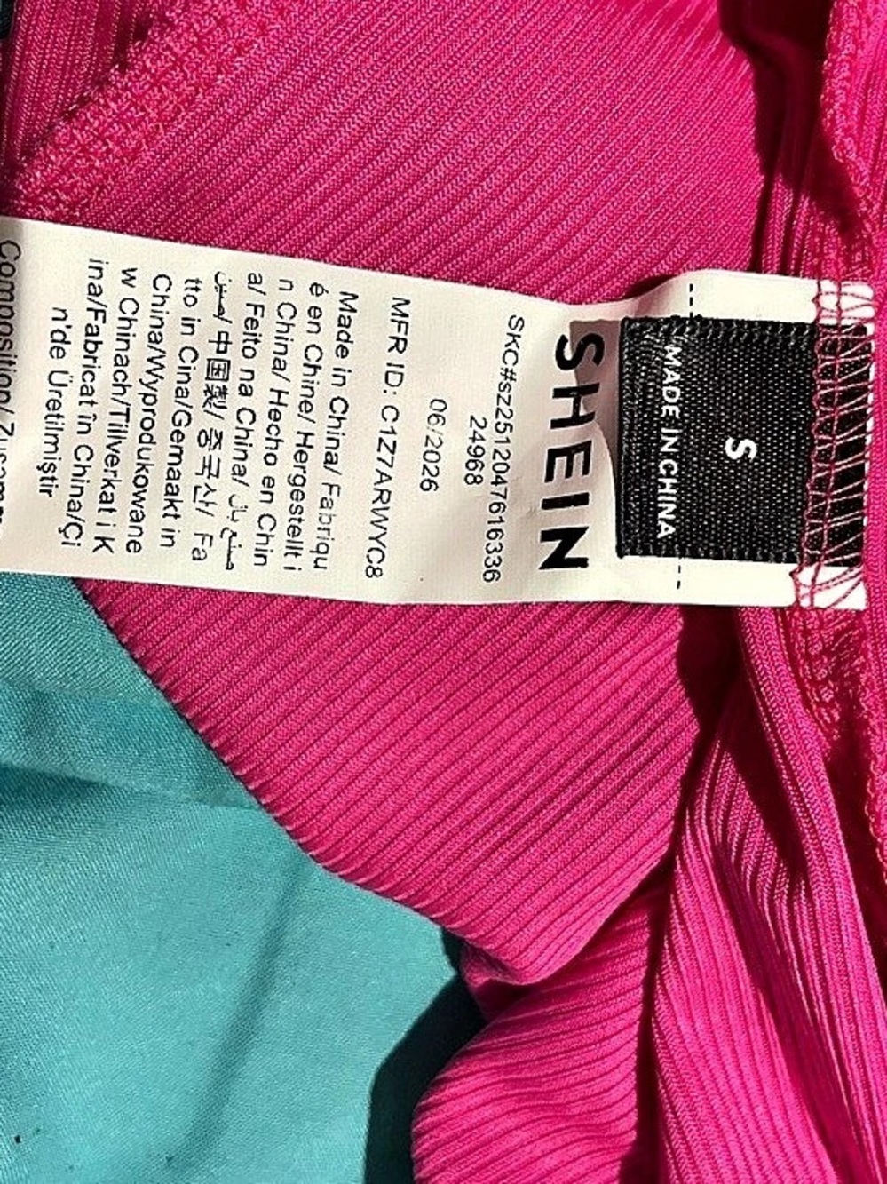 SHEIN Pink Ribbed Tank Top Size Small - Picture 5 of 5